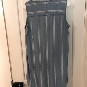 Beach lunch lounge chambray dress